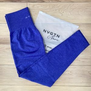 NVGTN Electric Blue Contour Seamless Leggings
